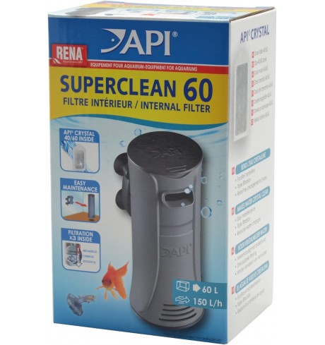 API Superclean 60 vidinis akvariumo filtras iki 60L